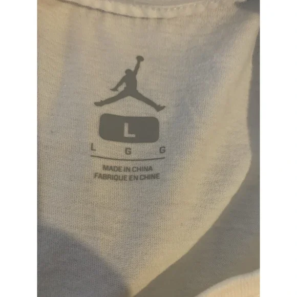 Jordan x Spike Lee 40 Acres and a Mule T-Shirt White Large He Got Game - Picture 4 of 5